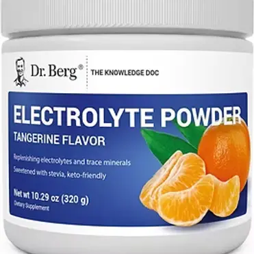 Dr. Berg Hydration Keto Electrolyte Powder - Enhanced w/ 1,000mg of Potassium & Real Pink Himalayan Salt