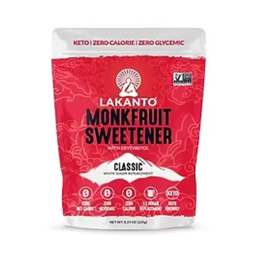 Lakanto Classic Monk Fruit Sweetener with Erythritol - White Sugar Substitute