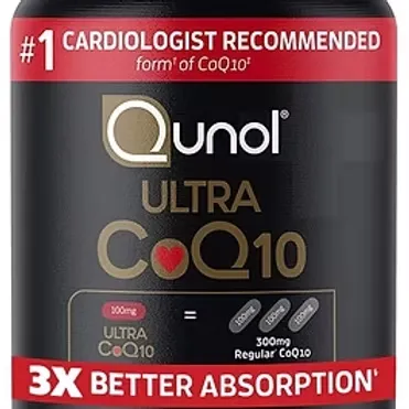 Qunol CoQ10 100mg Softgels, Qunol Ultra CoQ10 100mg