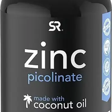 Sports Research Zinc Picolinate 50mg with Organic Coconut Oil