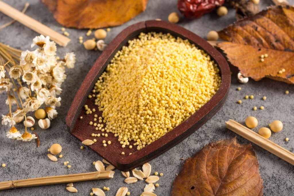 Millet, whole grain