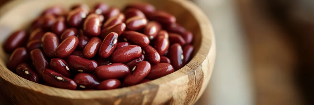 Phytonutrients Beans, kidney, dark red, canned, sodium added, sugar added, drained and rinsed