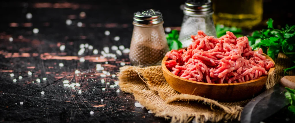 Phytonutrients Beef, ground, 90% lean meat 10% fat, raw