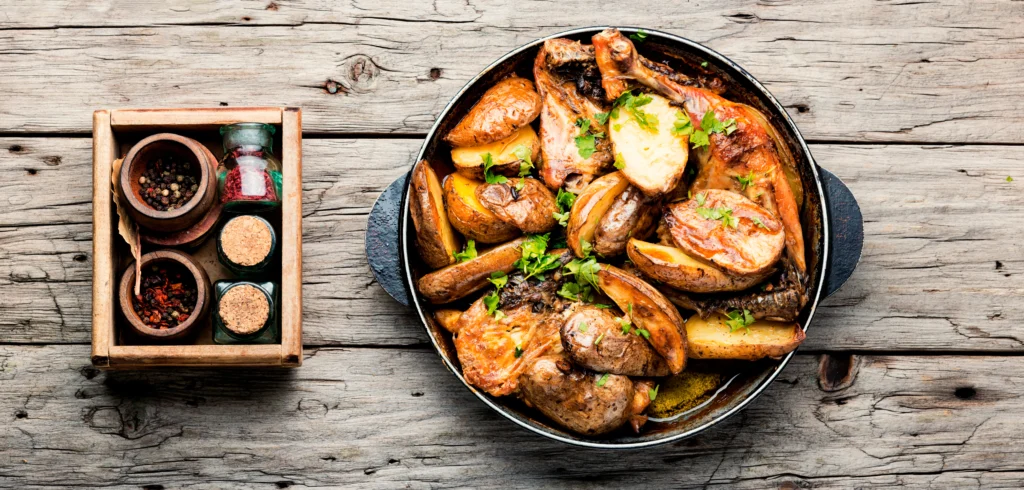 Phytonutrients Chicken, broilers or fryers, drumstick, meat only, cooked, braised