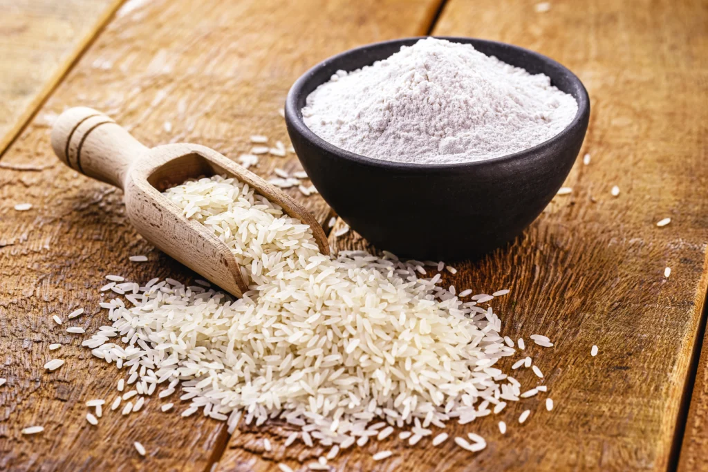 Flour, rice, white, unenriched