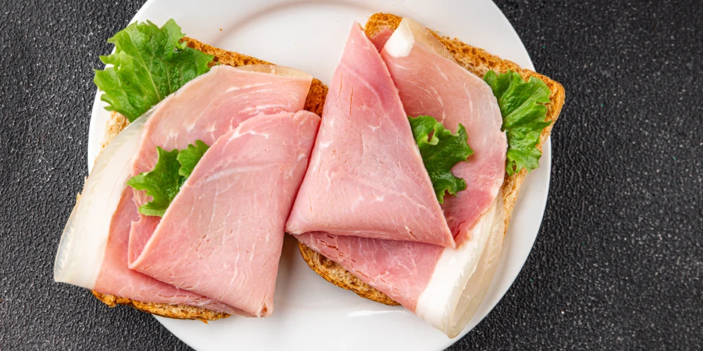 phytonutrients Ham, sliced, restaurant