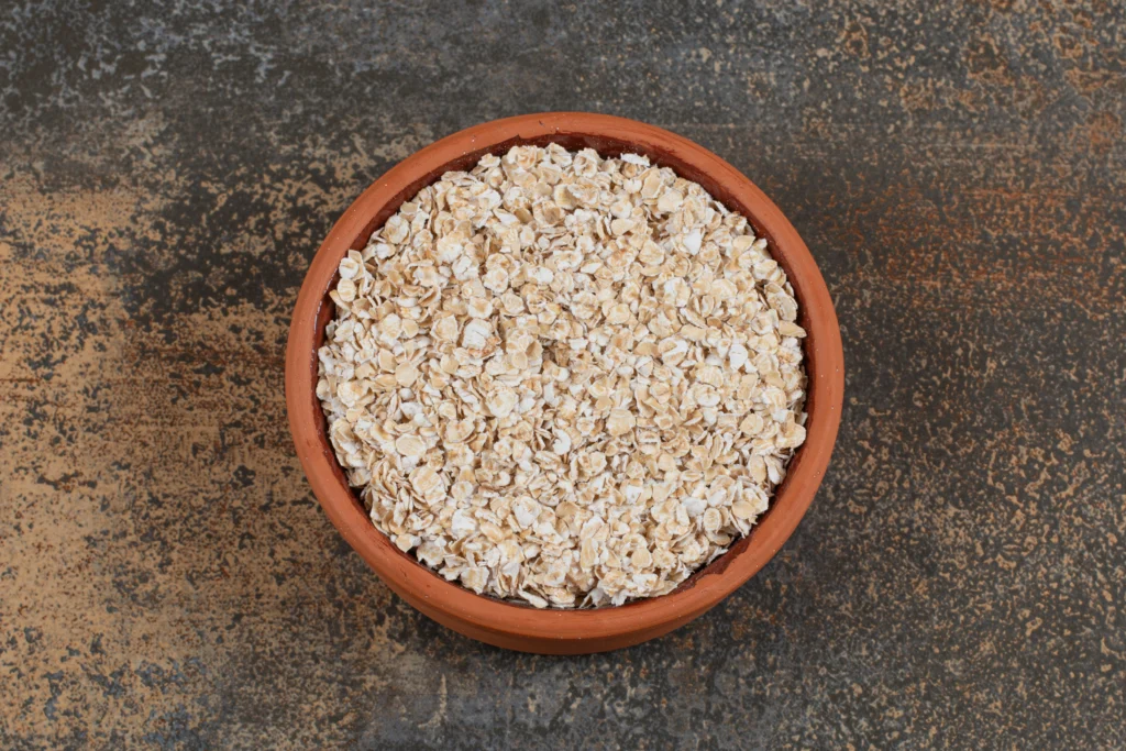 Oats, whole grain, rolled, old fashioned