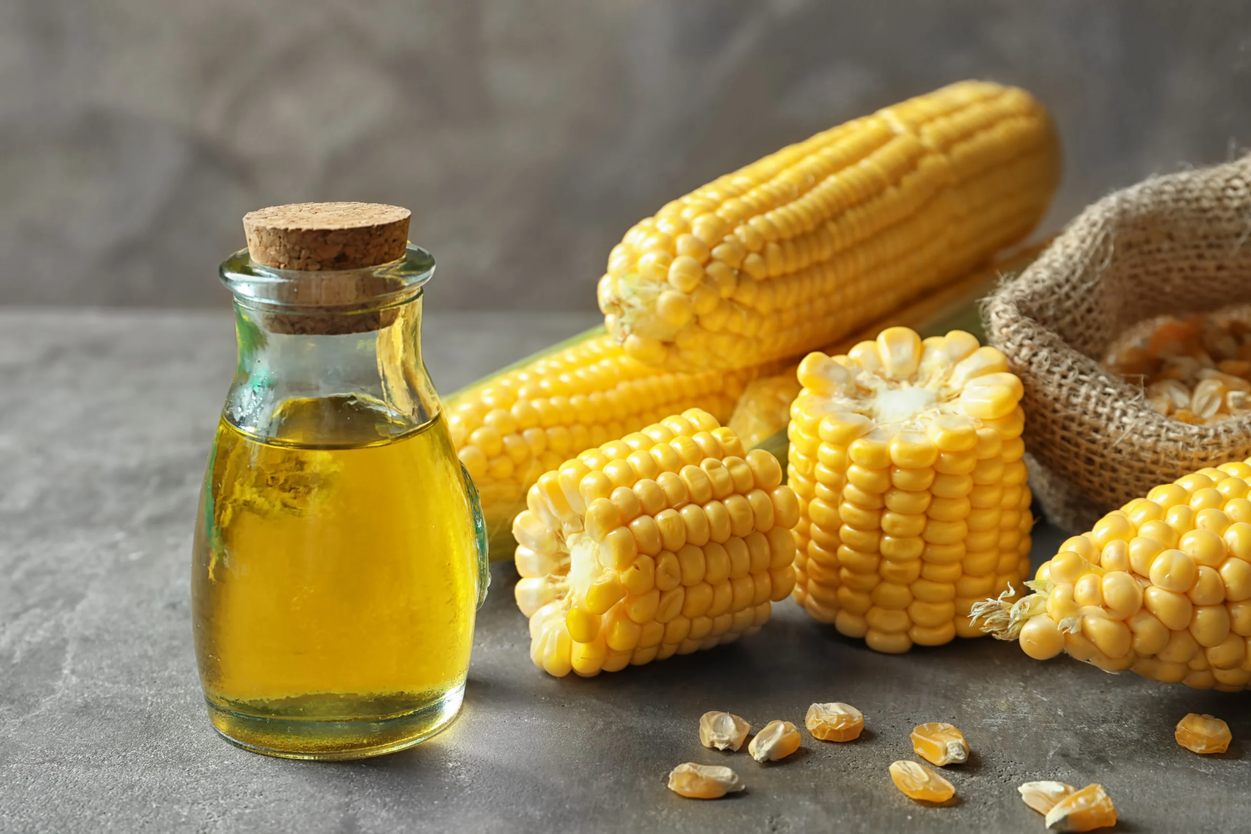 Oil, corn