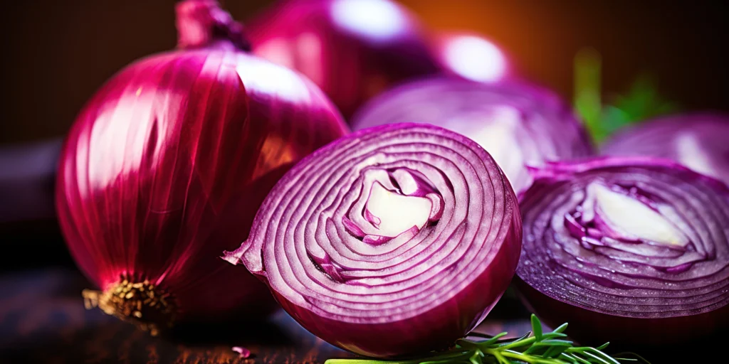 Phytonutrients Onions, red, raw