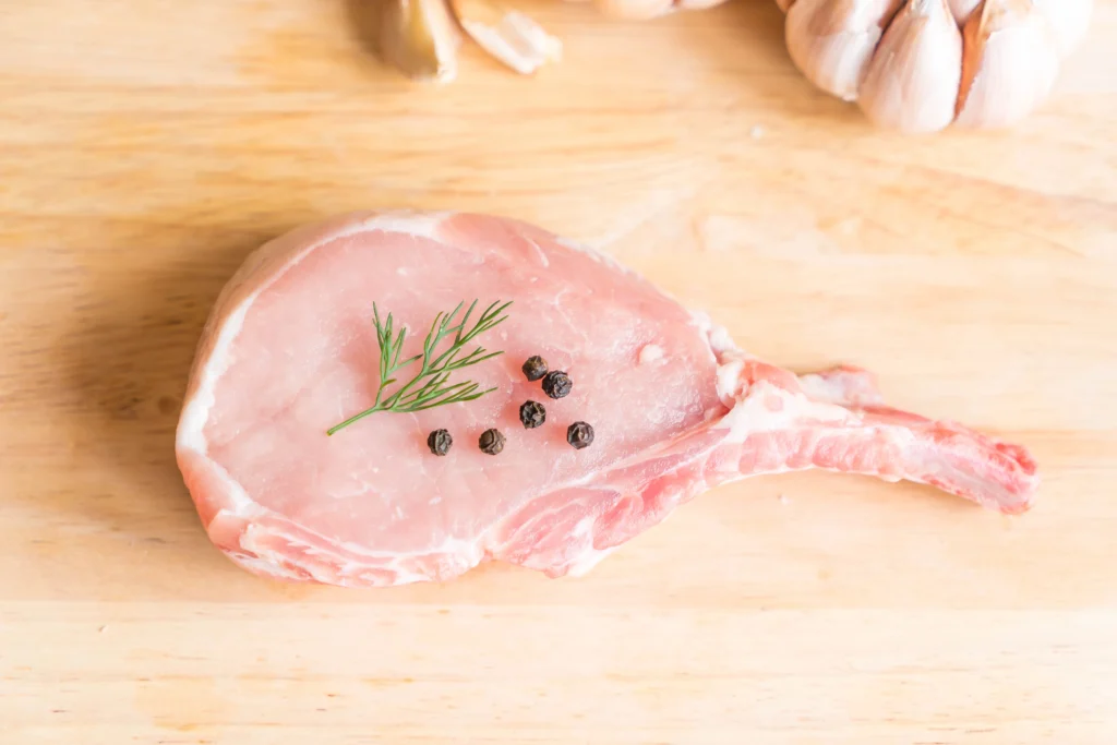Pork, loin, tenderloin, boneless, raw