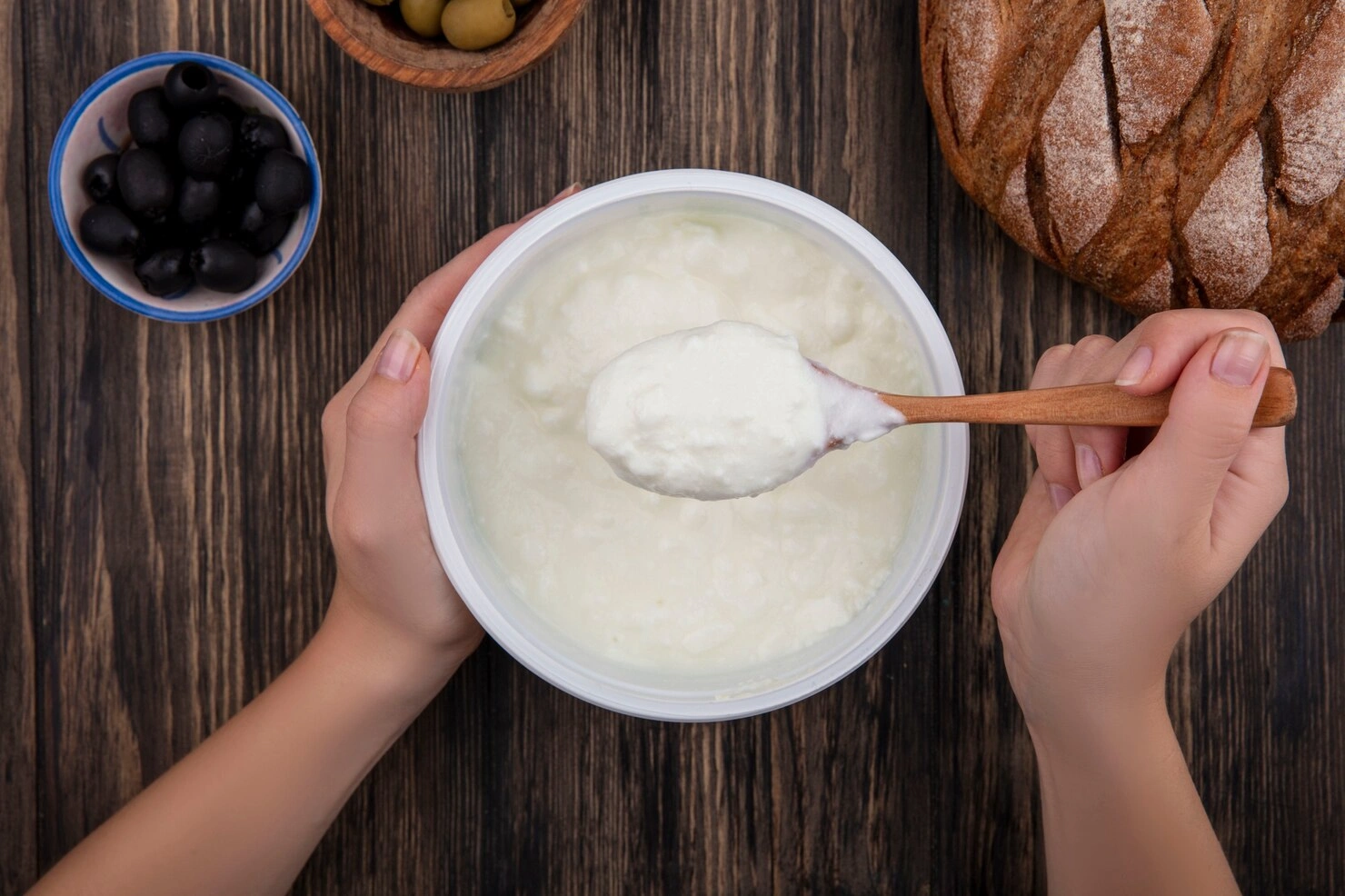 Yogurt, Greek, plain, whole milk